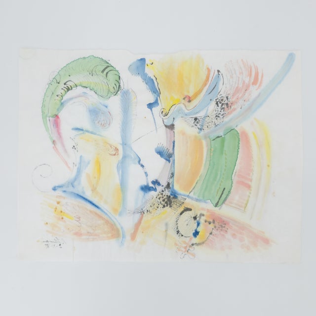 Yellow Madame Plumage - Robert Lohman, C. 1981 For Sale - Image 8 of 8