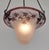 French Art Deco Pendant Light by Le Verre Francais Schneider - 1925 Cameo Chandelier France For Sale - Image 6 of 12