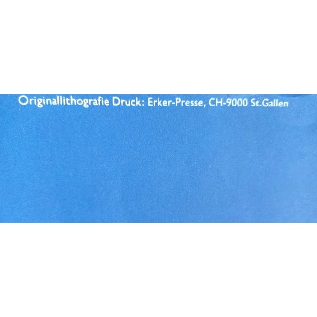 Eugène Ionesco, German Exhibition Poster, 1980s, Original Lithograph For Sale - Image 3 of 4