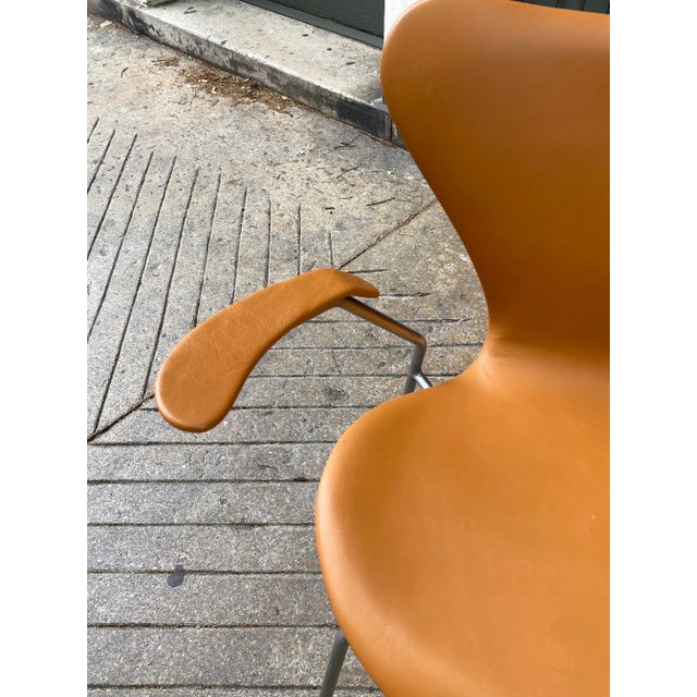 Fritz Hansen 1960s Vintage Arne Jacobsen for Fritz Hansen Armchair For Sale - Image 4 of 10