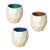 Poligon Espresso Cups by Sander Lorier for Studio Lorier, Set of 3 For Sale