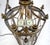 Mid 20th Century Mid Centry Modern Large Italian Pendant Bronze Oxide Gilt Ornate Metal Light Fixture Chandelier For Sale - Image 6 of 18