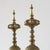 Large Neoclassical Andirons in Patinated Brass, 1920s, Set of 2 For Sale - Image 6 of 9