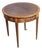 Late 20th Century Baker Federal Style Inlaid Mahogany Round Side Table For Sale