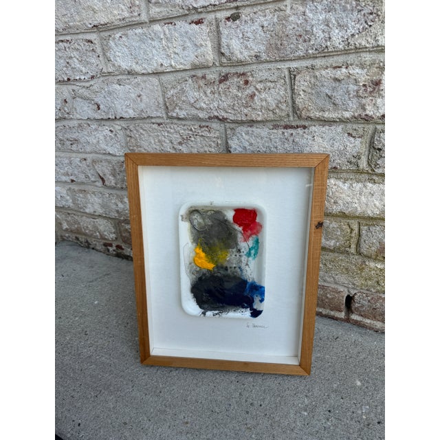 Small scale art piece by Michelle Billette, a New York based artist. This unique and abstract piece features the artists...