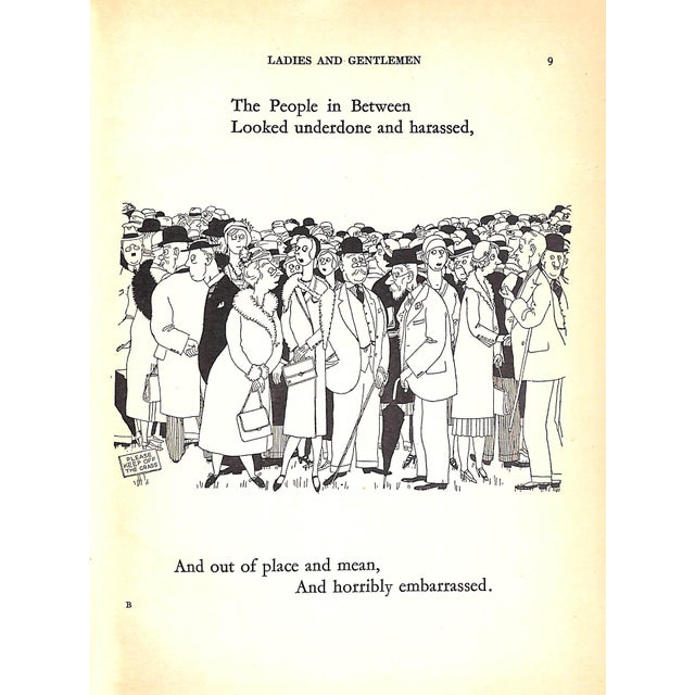"Ladies and Gentlemen: For Adults Only - And Mature at That" 1932 Belloc, H. [Verses By] For Sale - Image 9 of 12