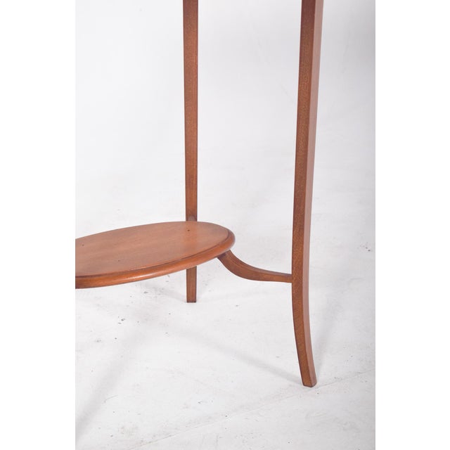 English Oval Coffee Table with Curved Legs, 1920s For Sale - Image 6 of 10