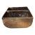 Large Antique Japanese Primitive Wooden Rice Grain Box For Sale