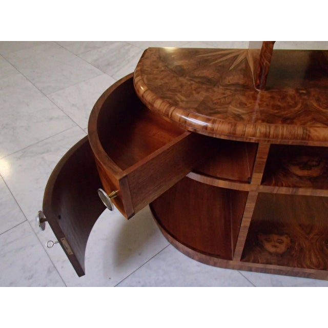 Walnut Sideboard from Villa, 1930s For Sale - Image 6 of 14