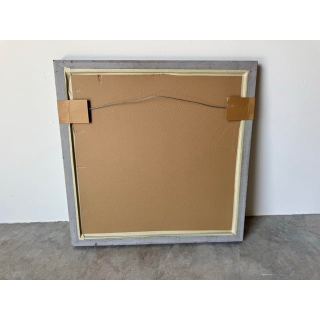 Vintage "Contemporary Pot a " Oil on Board Painting by George Caso – Framed For Sale - Image 12 of 12