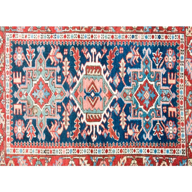 Persian Early 20th Century Persian Heriz Rug For Sale - Image 3 of 14