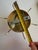 Transparent Contemporary "Tronchi" Gold Flush Mount in Venini Style For Sale - Image 8 of 10
