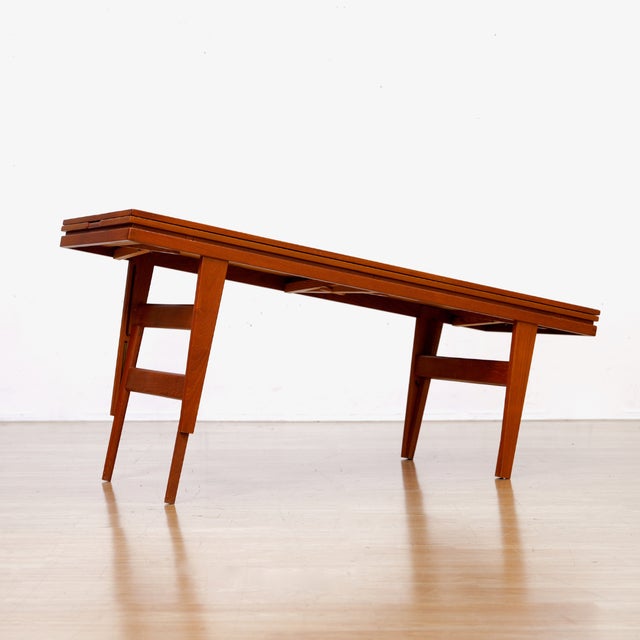 1960s Danish Modern Elevation Coffee / Dining Table by Trioh of Denmark For Sale - Image 11 of 15