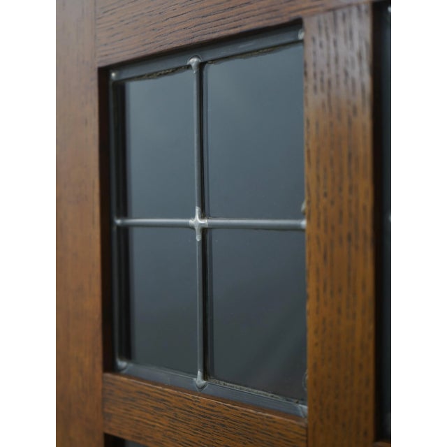 Stickley Mission Oak 2 Door Bookcase For Sale - Image 9 of 15