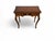 Wood Parquetry Game Table with Green Felt Top, 1950s For Sale - Image 7 of 9