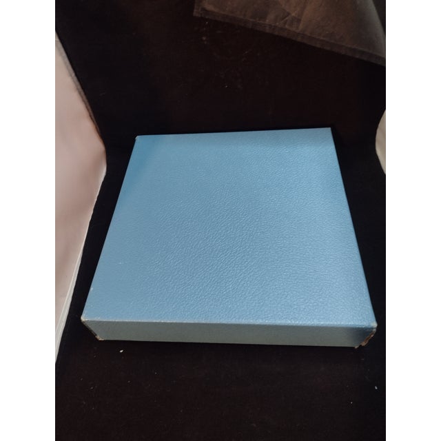 Metal Currier & Ives 1972 Limited Edition "Christmas 1972" Sterling Silver Plate For Sale - Image 7 of 8