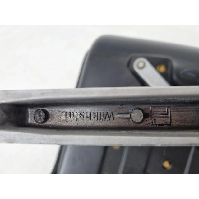 Mid-Century Leather Desk Chair by Delta Wilkhahn, 1970s For Sale - Image 12 of 13