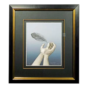 Frank Howell "Transcendence" Custom Framed 1989 Hand Signed Artwork