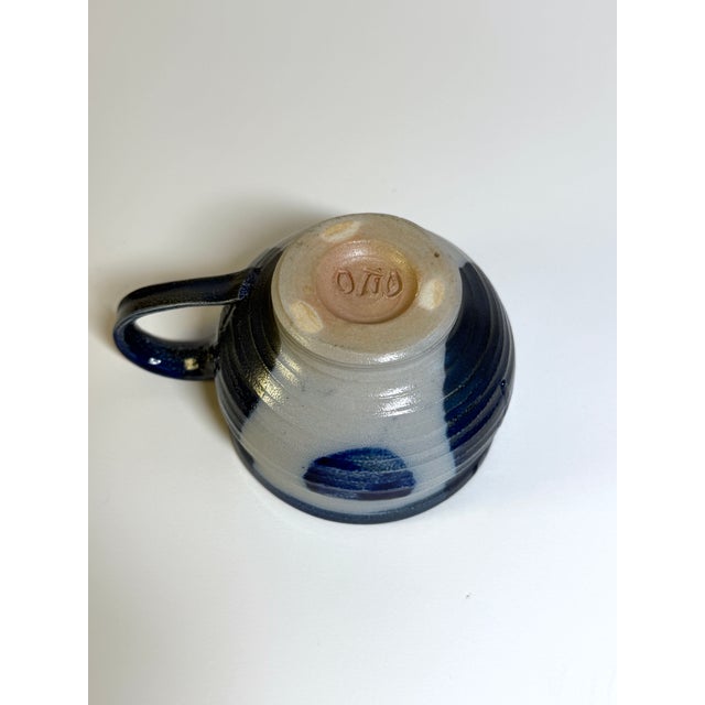 2 Otto Heino Studio Pottery Tea Cups & Saucers For Sale - Image 10 of 10