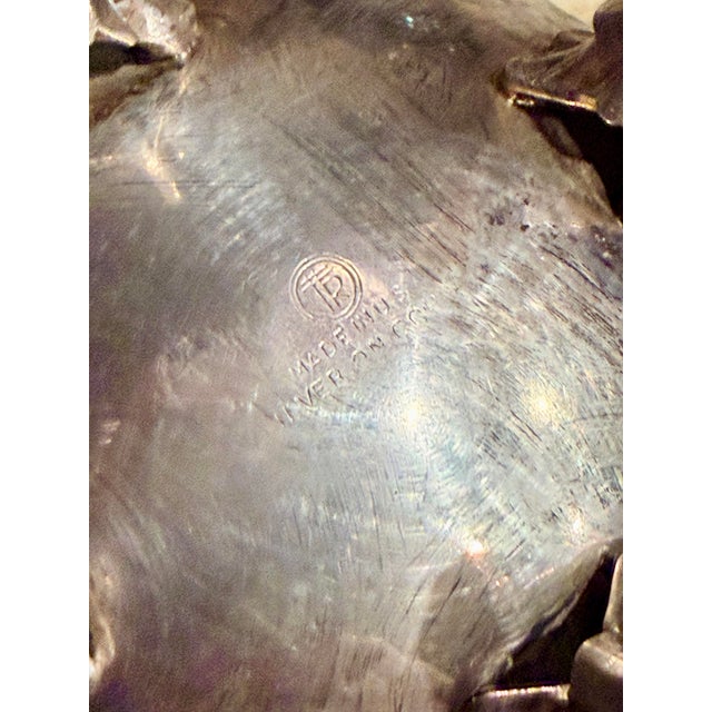 English Vintage English Silver Mfg. Corp. Silver on Copper Tea & Coffee Service, Set of 5 For Sale - Image 3 of 10