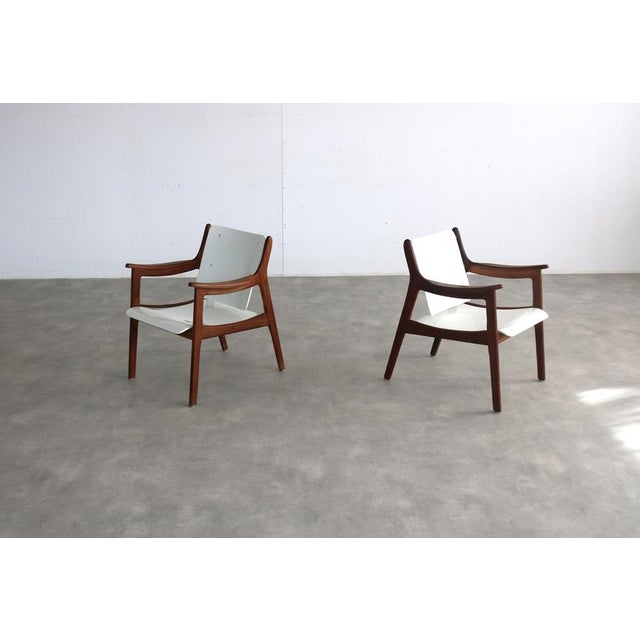 Vintage Armchairs in Teak, 1960s, in Good conditions. Designed 1960 to 1969