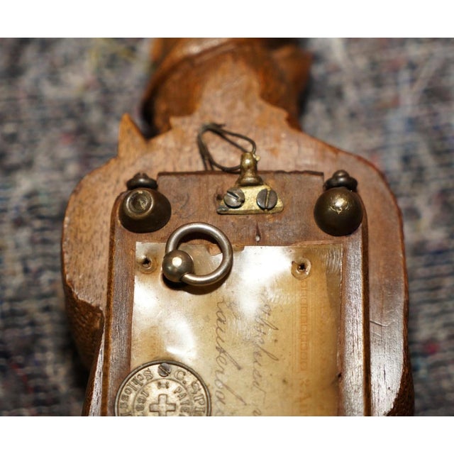 Antique Musical Black Forest Hand Carved Fox Whip Hook, 1880 For Sale - Image 12 of 18