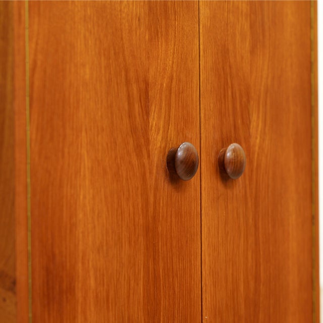 1960s Teak English Dry Bar Liquor Cabinet For Sale - Image 10 of 10