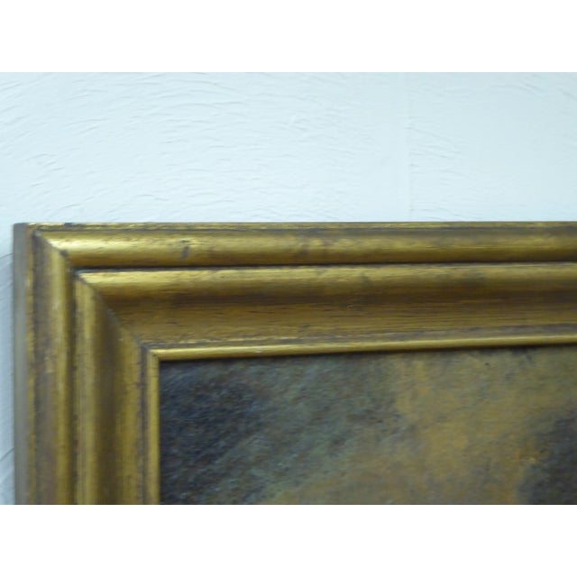 Baroque 18th Century Flemish Giltwood Framed Oil on Canvas For Sale - Image 3 of 5