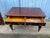 Wood Early 20th Century Antique Victorian Style Mahogany Writing Table Partner Desk. For Sale - Image 7 of 9