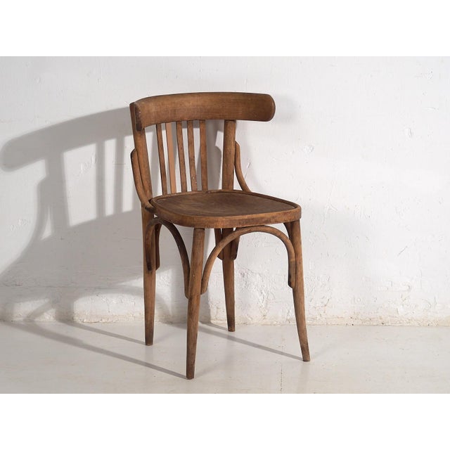 1920s Vintage Viennese Style Bistro Chairs, 1920, Set of 4 For Sale - Image 5 of 13