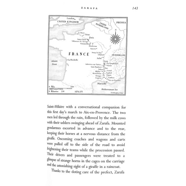 Paper "Zarafa: A Giraffe's True Story, From Deep in Africa to the Heart of Paris" 1998 Allin, Michael For Sale - Image 7 of 8