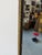 Metal Italian Hollywood Regency Brass & Shell Top Wall Mirror With Beveled Glass For Sale - Image 7 of 11