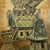 Monumental Japanese oil painting, attributed to Takahashi, dating to the 1980s. The composition is built around a group of...