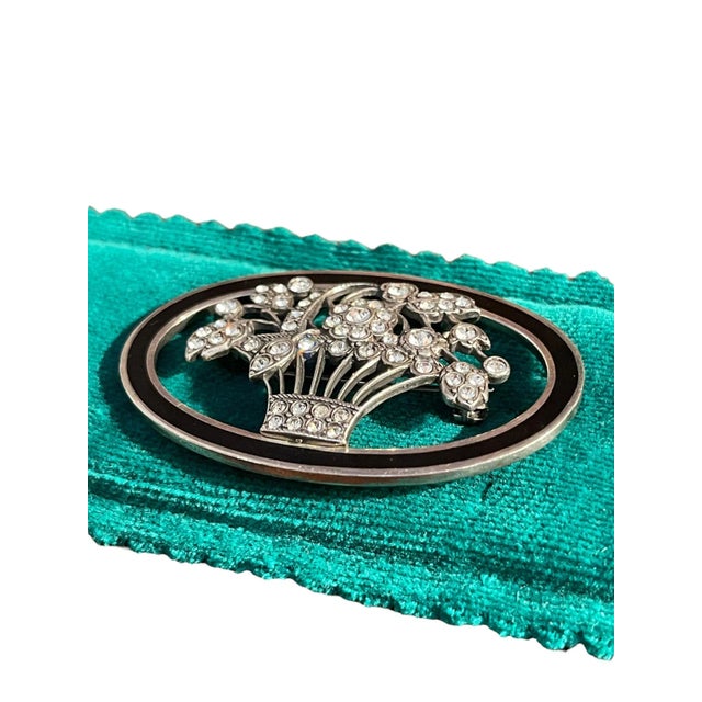 Vintage Silver Brooch, 1960s For Sale - Image 4 of 9