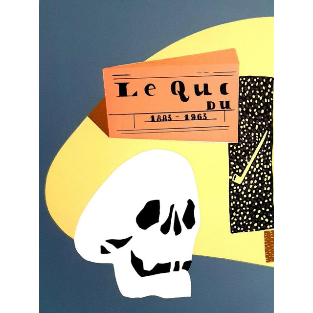 Eduardo Arroyo - Homage to Braque - Original Lithograph 1984 For Sale - Image 4 of 5