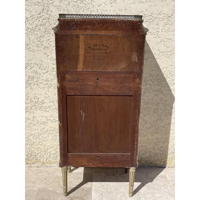 Louis XVI Style Lacquered Cabinet from Maison Deville For Sale - Image 11 of 13