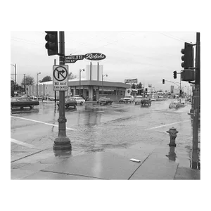1978 Don Ware Los Angeles Street Corner Flood
