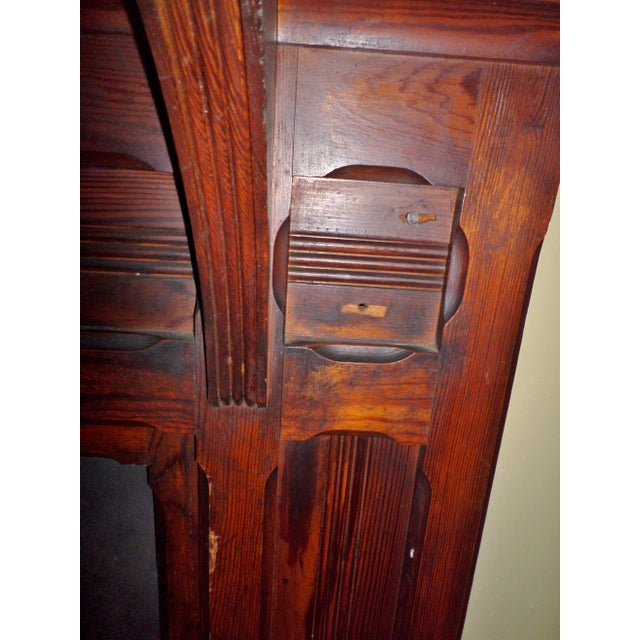 18th Cenury Early American Pine Antique Fireplace Mantel For Sale In Columbia, SC - Image 6 of 12