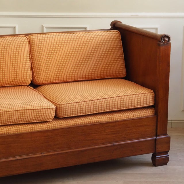 Biedermeier Sofa in Mahogany, 1840 For Sale - Image 4 of 16