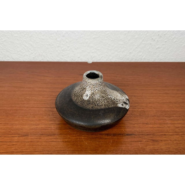 Mid-Century Modern German Studio Pottery Vase from Till Sudeck, 1960s, in Very Good conditions. Designed 1960 to 1969 This...