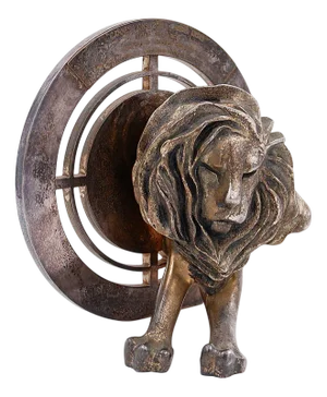 Cannes Lion in Silvered Bronze by Arthus Bertrand