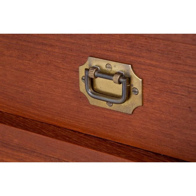 Tan Mid-Century Danish Chest of Drawers in Teak by Henning Korch, 1960s For Sale - Image 8 of 10