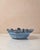 Contemporary Organic Modern Decorative Bowl by Ank Studios in Textured Blue Ceramic For Sale - Image 3 of 12