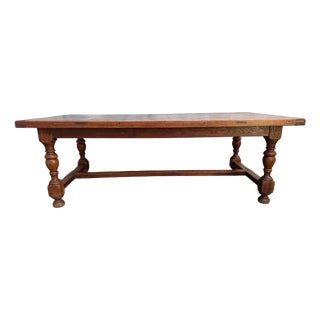 Antique Oak Farmhouse Table, 1890s For Sale