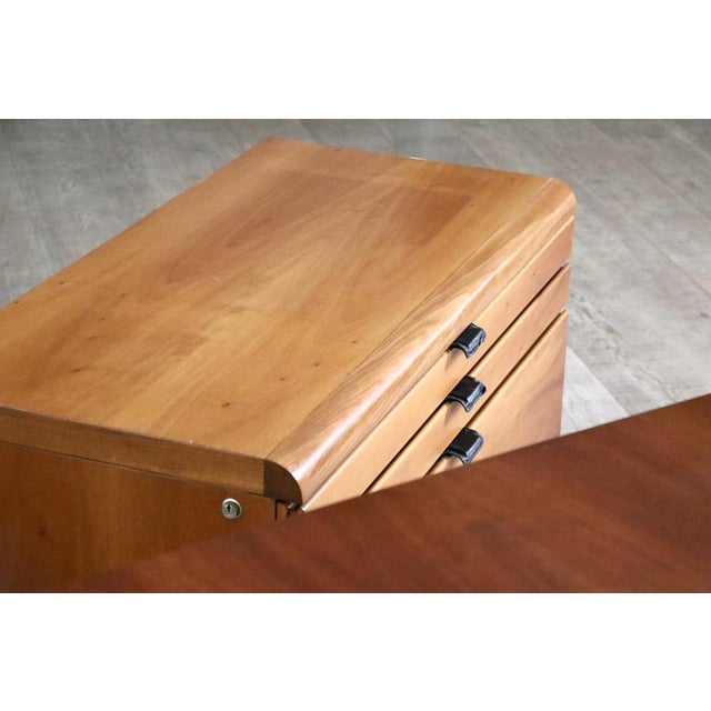 Set of Executive Desk and Credenza by Hans von Klier for Skipper, Italy, 1972 For Sale - Image 4 of 14