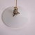 Vintage Pendant Lamp with White Milk Glass Lampshade, 1930s For Sale - Image 4 of 15