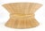 Mid-Century Modern Sheaf of "Wheat" Style 36" Round c1970s Mid Century Modern Coffee Table MINT For Sale - Image 3 of 10