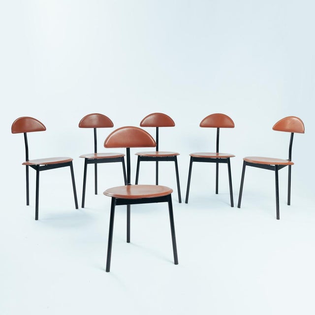 These 6 unique tri-pod chairs are from the manufacturer linea veam, made in italy. linea veam is a well known high quality...