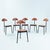 These 6 unique tri-pod chairs are from the manufacturer linea veam, made in italy. linea veam is a well known high quality...
