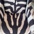 Metal Middle Ct Arm Chair With New Cover Zebra For Sale - Image 7 of 9